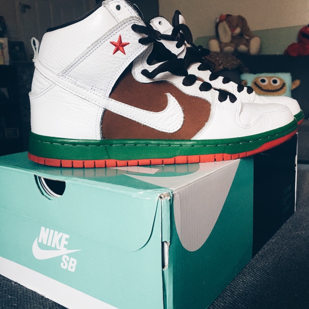 Gently Skated Nike SB California Highs.